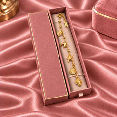 Marina Aurelia Ocean Charm Gold Tone Luxury Bracelet
